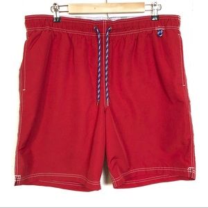 Lands End Board Shorts Swim Trunks Sz L